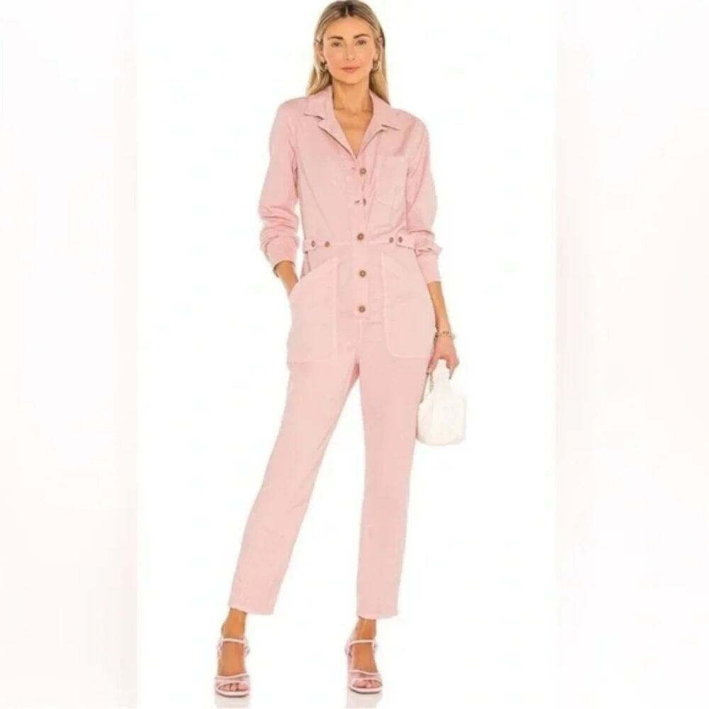 NWT Veronica Beard Wren Boiler Suit Jumpsuit, Rosewood, Size M